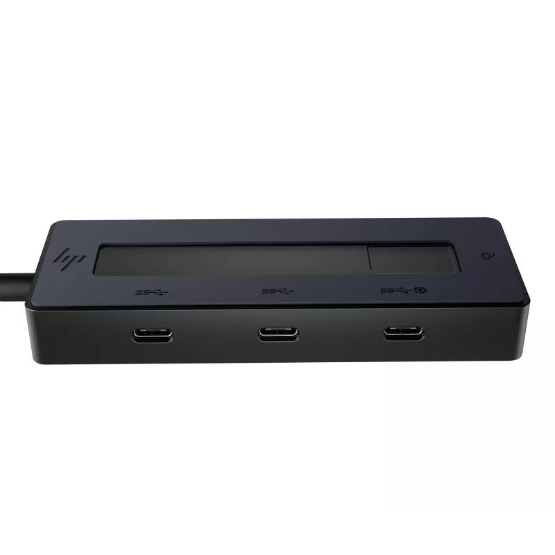 HP 4K USB-C-moniporttikeskitin, USB Type-C, USB Type-C, 10000 Mbit/s, 3840 x 2160, musta, 65 W