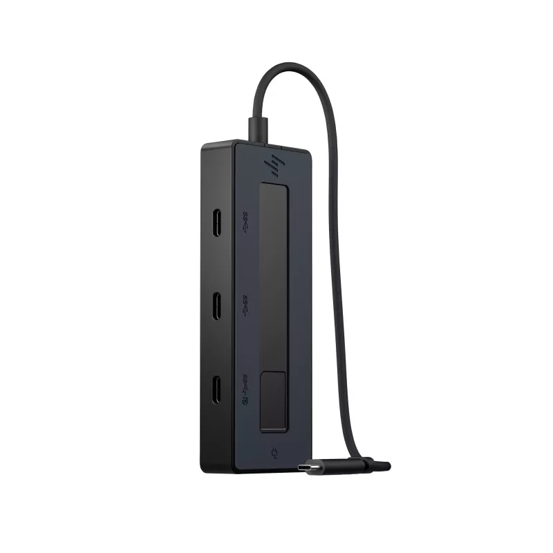 HP 4K USB-C-moniporttikeskitin, USB Type-C, USB Type-C, 10000 Mbit/s, 3840 x 2160, musta, 65 W