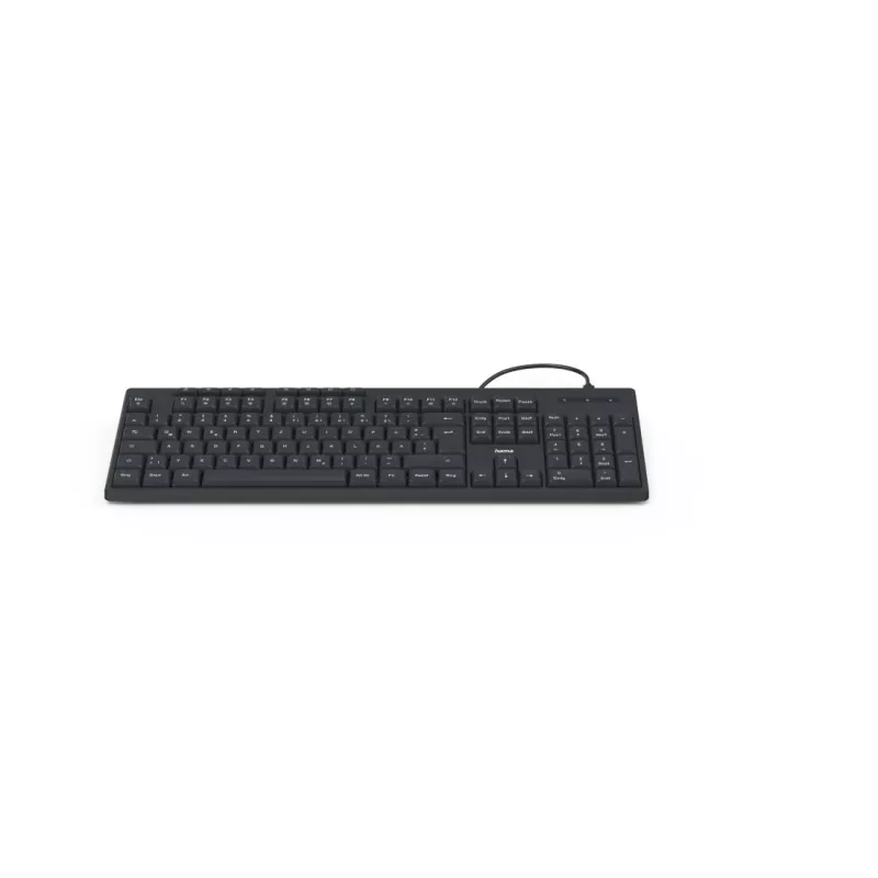 Hama CK-200 näppäimistö kotiin/toimistoon USB QWERTZ saksa musta