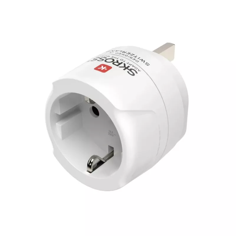 Hama 00223483 matka-adapteri tyyppi G (UK) tyyppi F valkoinen