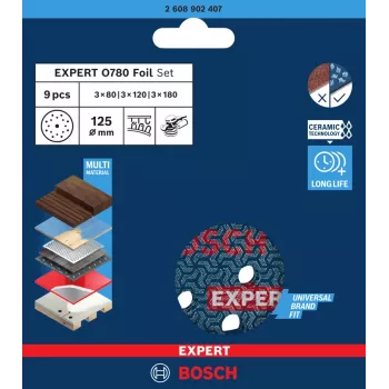 Hiomalaikka Bosch 2608902407 Ø125 mm — 1 kpl hiomalaikka kierto-/epäkeskohiomakoneelle