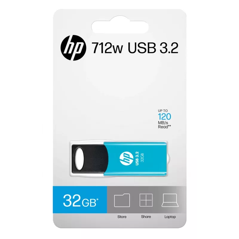 HP 712w USB-muistitikku 32 GB USB 3.2, sininen