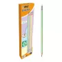 BIC Evolution Pastel HB-lyijykynät pyyhekumilla, 10 kpl, Pink/Purple/Green/Yellow