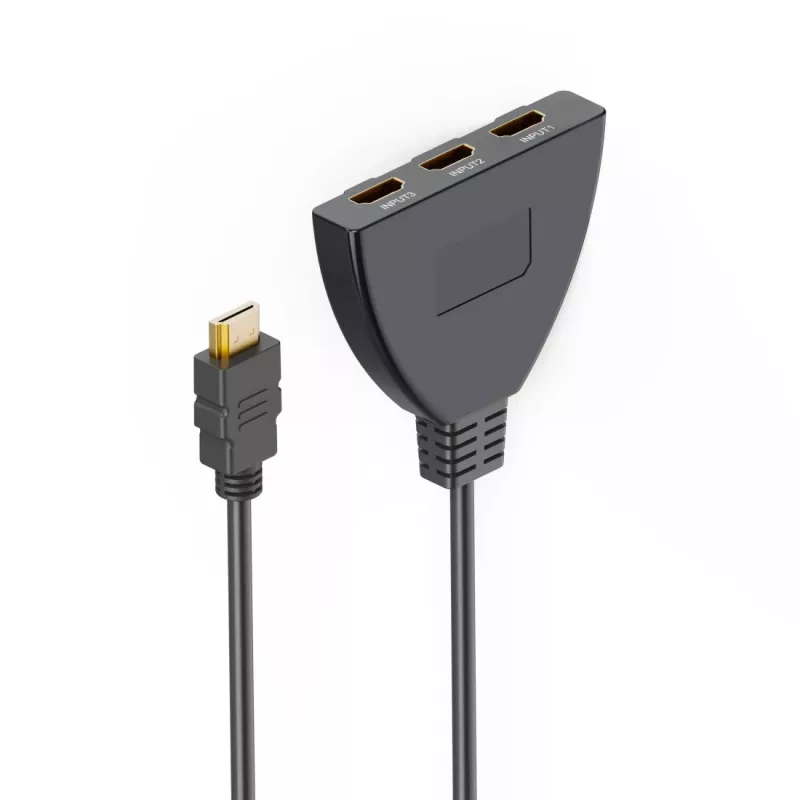 Hama 4K HDMI-kytkin 3x1, 3x HDMI-naaras - 1x HDMI-uros (00205101)