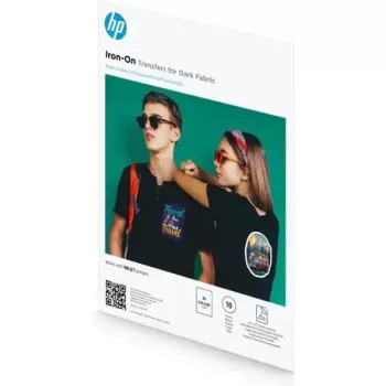 Silityssiirtokuvakalvot tummille kankaille A4 (210 x 297 mm) 10 arkkia — HP