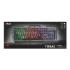 Pelikuulokkeet Trust GXT 856 Torac USB QWERTZ saksa musta RGB LED