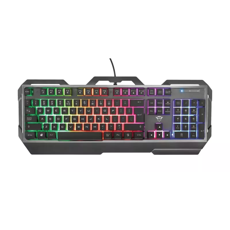 Pelikuulokkeet Trust GXT 856 Torac USB QWERTZ saksa musta RGB LED