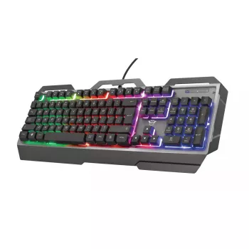 Pelikuulokkeet Trust GXT 856 Torac USB QWERTZ saksa musta RGB LED