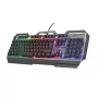 Pelikuulokkeet Trust GXT 856 Torac USB QWERTZ saksa musta RGB LED