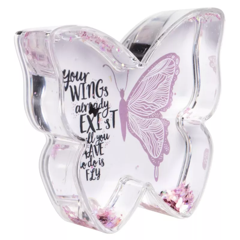 Hama Butterfly yksittäinen kuvakehys pinkki, läpinäkyvä