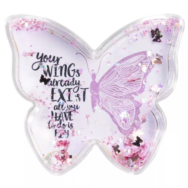 Hama Butterfly yksittäinen kuvakehys pinkki, läpinäkyvä