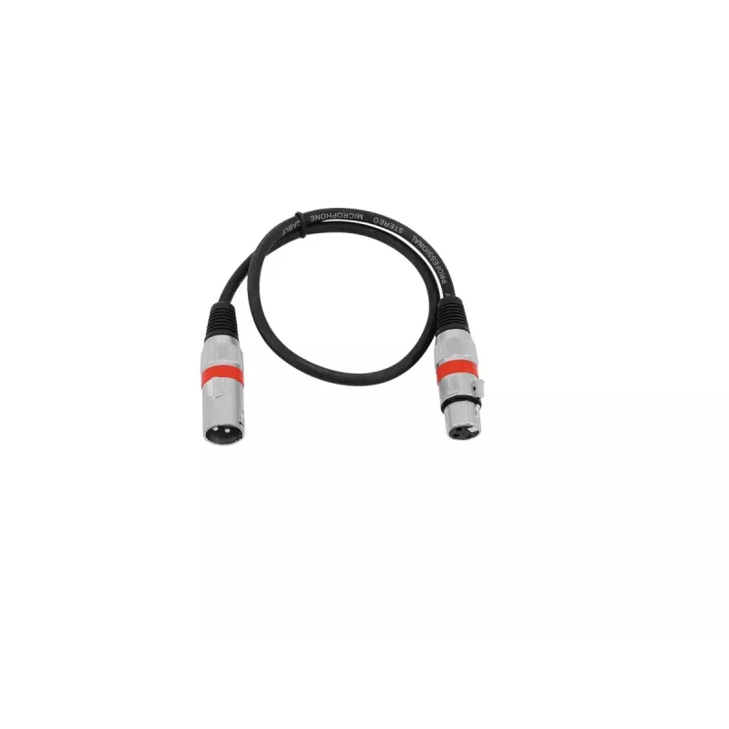 Audiokaapeli Omnitronic 30220401 0,5 m XLR 3-napainen musta