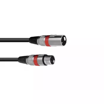 Audiokaapeli Omnitronic 30220401 0,5 m XLR 3-napainen musta