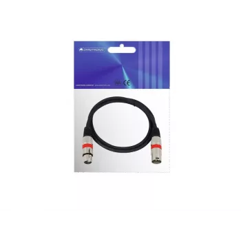 Audiokaapeli Omnitronic 30220406 1 m XLR 3-napainen musta