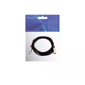 Audiokaapeli XLR 3-napainen Omnitronic 3022050R 5 m musta