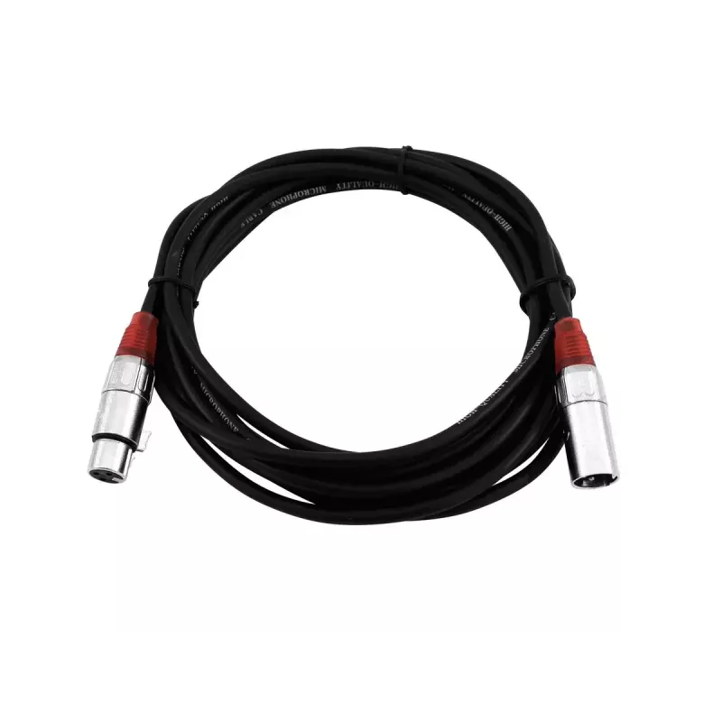 Audiokaapeli XLR 3-napainen Omnitronic 3022050R 5 m musta
