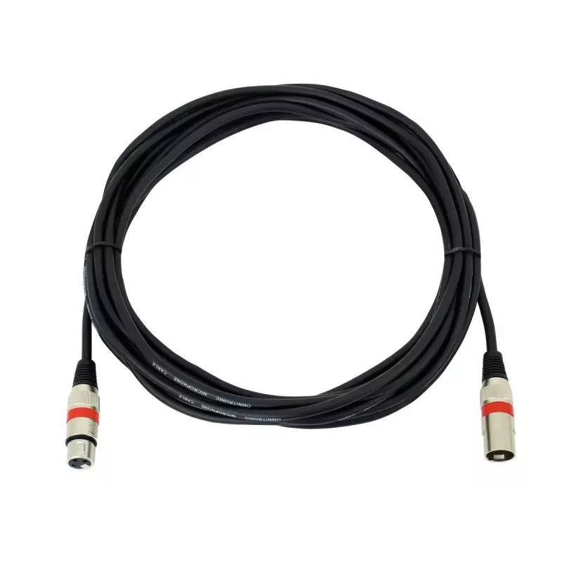 Audiokaapeli XLR 3-napainen Omnitronic 3022052R 7,5 m musta