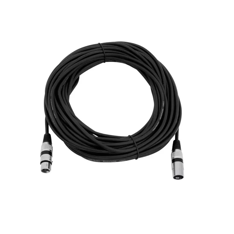 Audiokaapeli Omnitronic 3022058N 20 m XLR (3-napainen) musta