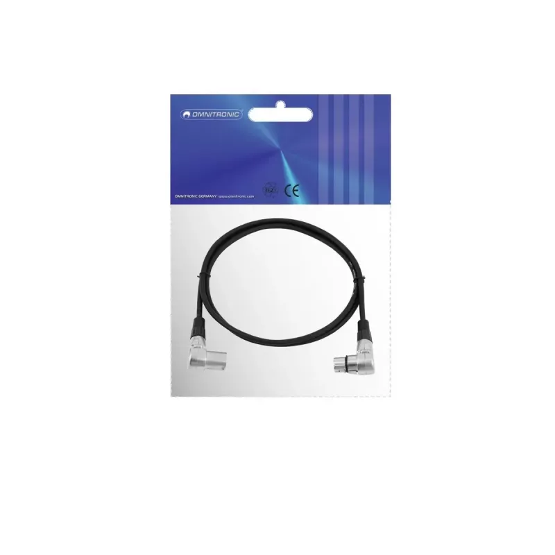 Audiokaapeli Omnitronic 30220630 1,5 m XLR 3-napainen musta
