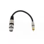 Audiokaapeli XLR (3-napainen) RCA Omnitronic 3022075J 0,15 m musta