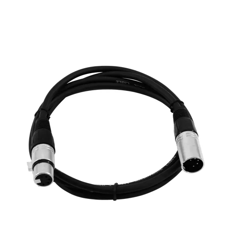 Audiokaapeli Omnitronic 30220763 1 m XLR 5-napainen musta