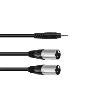 Audiokaapeli 3 m Omnitronic 30225157