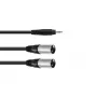 Audiokaapeli 3 m Omnitronic 30225157