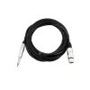 Audiokaapeli Omnitronic 30225170 5 m XLR 3-napainen 6,35 mm musta