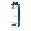 ACT USB 2.0 lataus-/datakaapeli A-pistoke - Lightning-pistoke 1 metri, MFI-sertifioitu