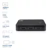 ACT 4K HDMI-kytkin 3x1 musta 60Hz 1920x1080 3840x2160