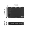 ACT 4K HDMI-kytkin 3x1 musta 60Hz 1920x1080 3840x2160