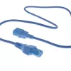 ACT virtajohto C14 - C15 sininen 1,2 m IEC C14 250V 10A