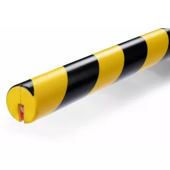 Seinän kulmasuoja Durable 1126130 pyöristetty polyuretaani musta keltainen 1 000 mm