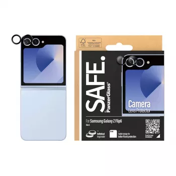 PanzerGlass SAFE. kameran linssinsuoja, Samsung Galaxy Z Flip5, musta (SAFE95870)