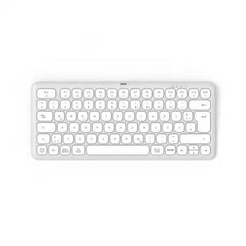Hama WK-500 näppäimistö Home/Office, langaton RF + Bluetooth, QWERTZ, saksalainen, valkoinen