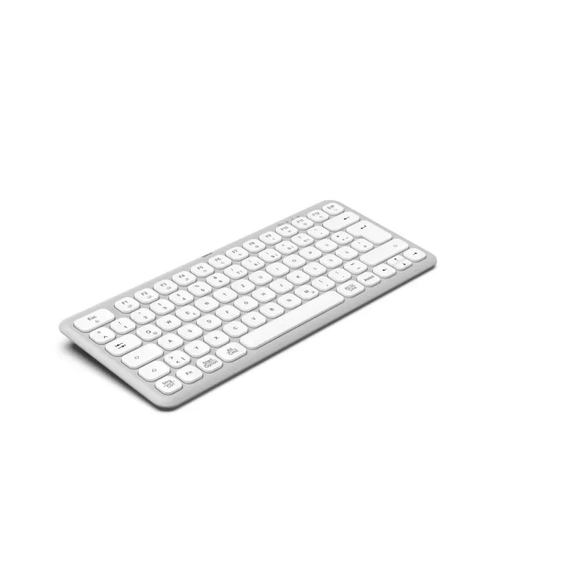 Hama WK-500 monilaitenäppäimistö, kompakti, langaton RF + Bluetooth, QWERTZ saksa, valkoinen