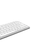 Hama WK-500 monilaitenäppäimistö, kompakti, langaton RF + Bluetooth, QWERTZ saksa, valkoinen