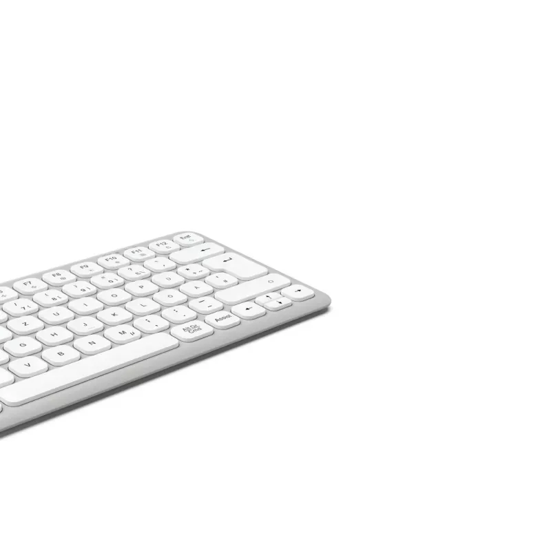 Hama WK-500 monilaitenäppäimistö, kompakti, langaton RF + Bluetooth, QWERTZ saksa, valkoinen