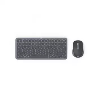 Hama WKM-500 -näppäimistö ja hiiri Home/Office RF Wireless + Bluetooth QWERTZ saksa musta