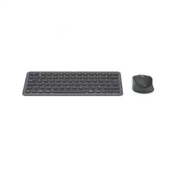 Hama WKM-500 -näppäimistö ja hiiri Home/Office RF Wireless + Bluetooth QWERTZ saksa musta