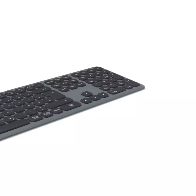 Hama WK-550 näppäimistö kotiin/toimistoon RF langaton + Bluetooth QWERTZ saksa musta, tummanharmaa