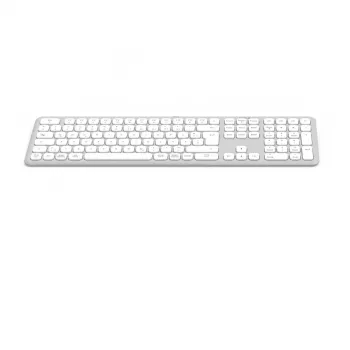 Hama WK-550 näppäimistö kotiin/toimistoon RF langaton + Bluetooth QWERTZ saksa harmaa, valkoinen