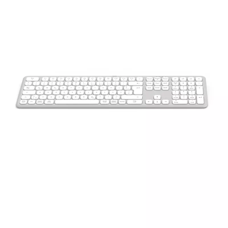 Hama WK-550 näppäimistö kotiin/toimistoon RF langaton + Bluetooth QWERTZ saksa harmaa, valkoinen