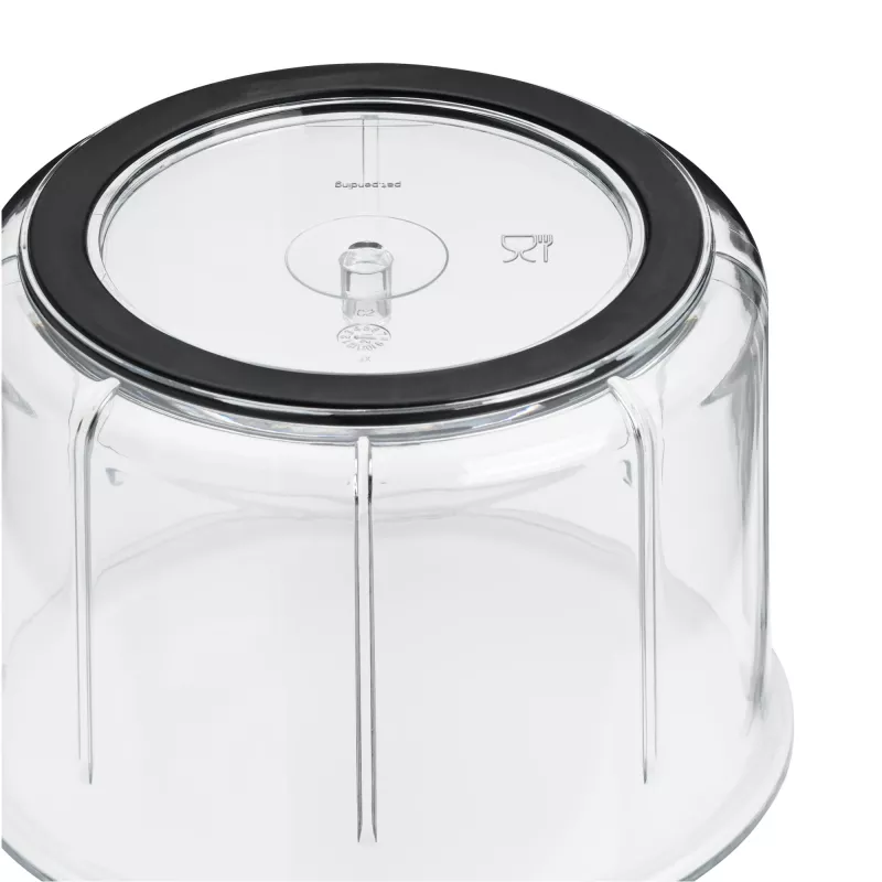 WMF Gourmet 18.7678.6040 manuaalinen silppuri musta, läpinäkyvä