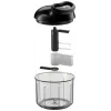 WMF Gourmet 18.7678.6040 manuaalinen silppuri musta, läpinäkyvä
