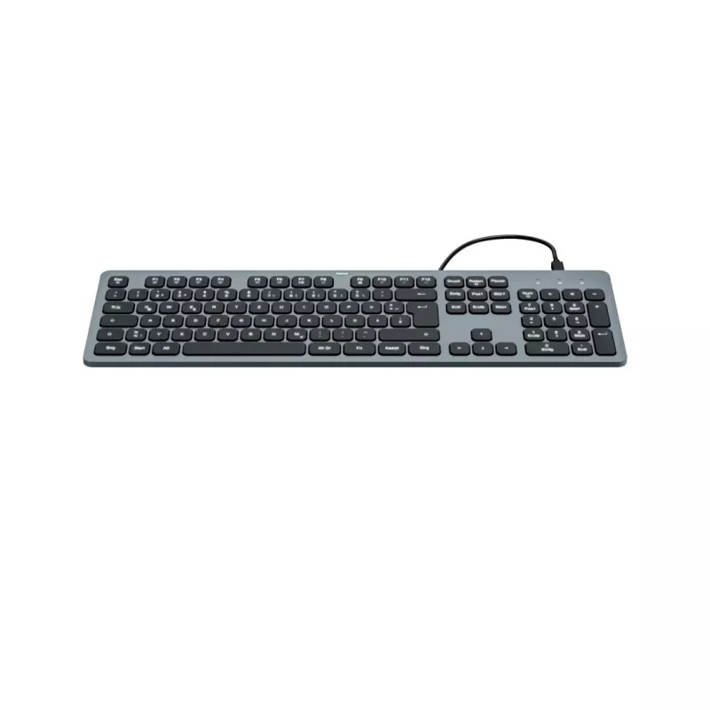 Hama CK-400 näppäimistö kotiin/toimistoon USB QWERTZ saksa musta, tummanharmaa