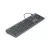 Hama CK-400 näppäimistö kotiin/toimistoon USB QWERTZ saksa musta, tummanharmaa