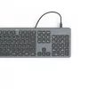 Hama CK-400 näppäimistö kotiin/toimistoon USB QWERTZ saksa musta, tummanharmaa