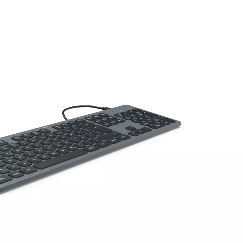 Hama CK-400 näppäimistö kotiin/toimistoon USB QWERTZ saksa musta, tummanharmaa