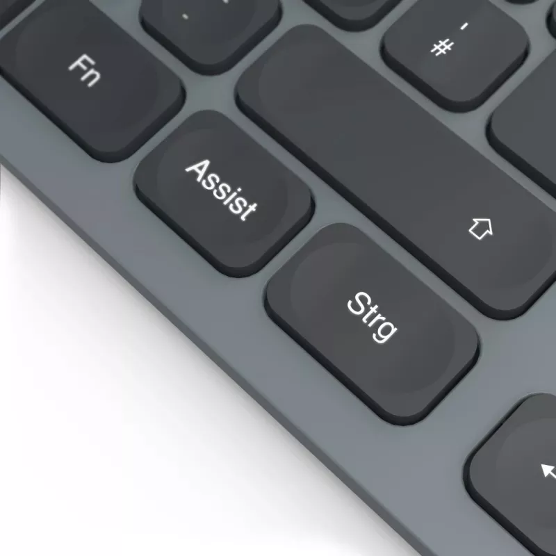 Hama CK-400 näppäimistö kotiin/toimistoon USB QWERTZ saksa musta, tummanharmaa